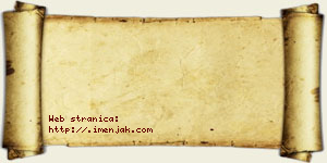 Tijana Roglić vizit kartica